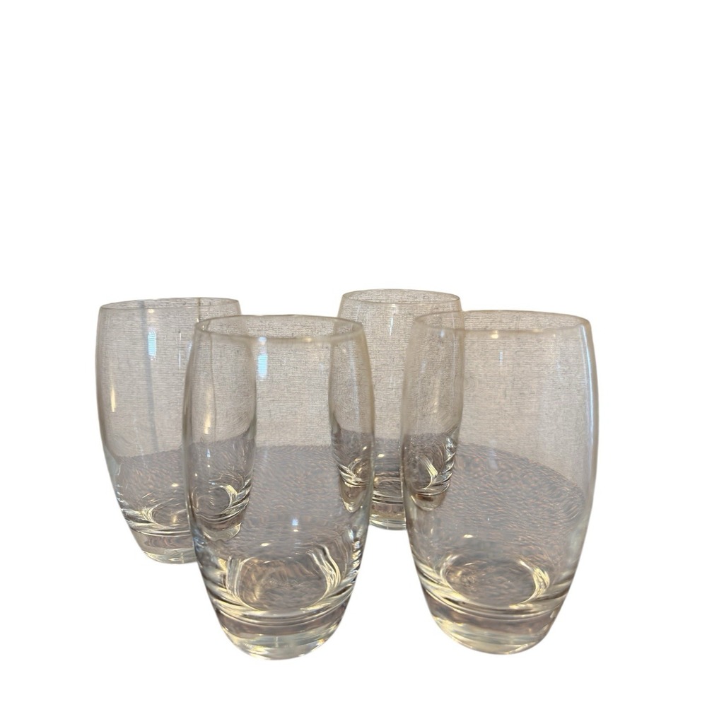 Set Of 4 LUIGI BORMIOLI Crescendo Highball Glasses 6" 20oz‎